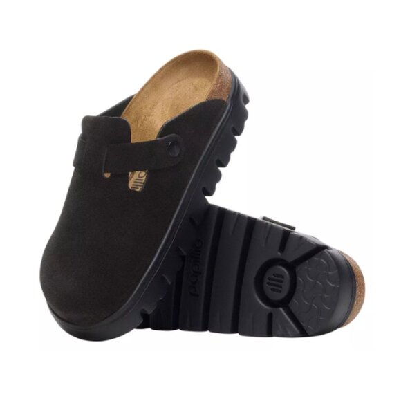 [New Color] Women's Birkenstock "Black" Boston Chunky Clogs - Picture 3 of 6